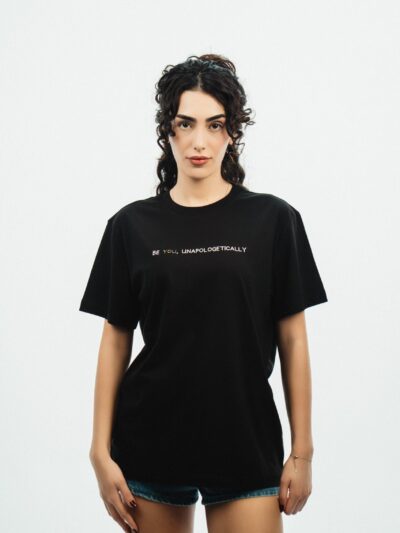 Regular Siyah Be You Tshirt