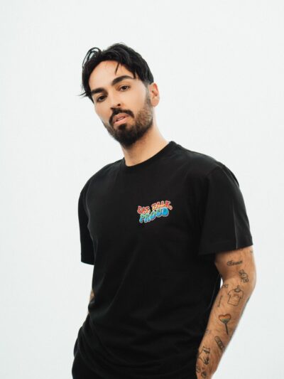 Eat Talk Proud Siyah Tshirt